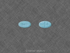 Turquoise Oval pill with imprint 926;6;barr — Warfarin sodium Warfarin sodium 6 mg; (view 2)